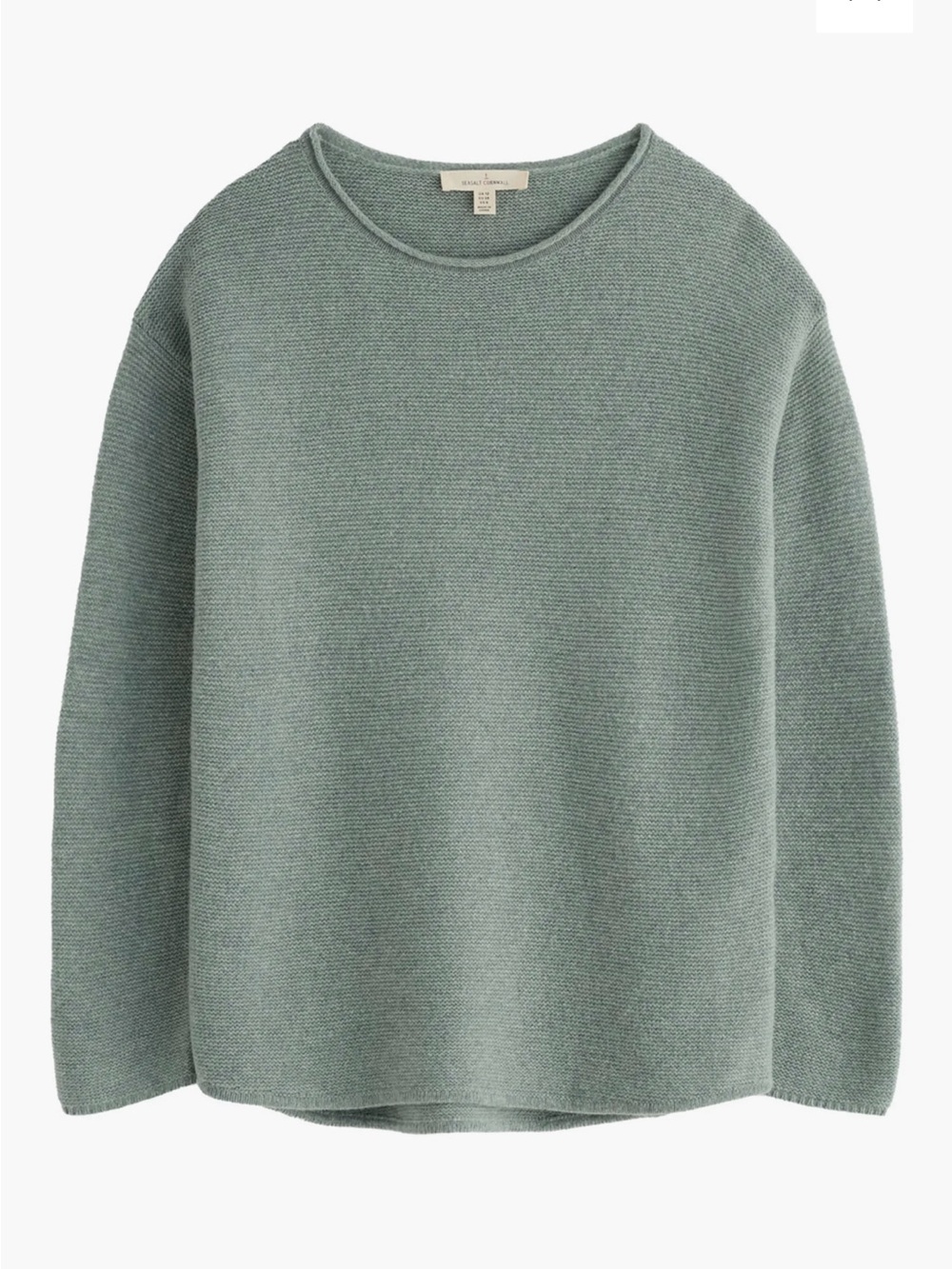 Seasalt Cornwall Fruity II Light Green Wool Blend Women’s Sweater size 12. - Picture 3 of 15